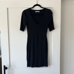 NWOT Abercrombie Black V-Neck Dress